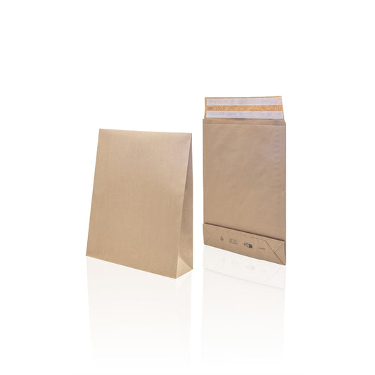 Tuplapussi e-green 350x450x80/200 ruskea