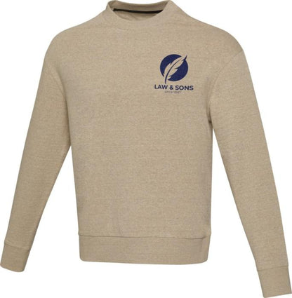 Elevate Jet unisex Aware™ -kierrätetty svetari pyöreällä kaula-aukolla merkattuna. esim. 25kpl. 1-värillä merkattuna.