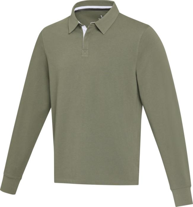 Elevate Clyde GOTS orgaaninen rugby-poolopaita painatuksella, unisex (alk. 32€/kpl.)
