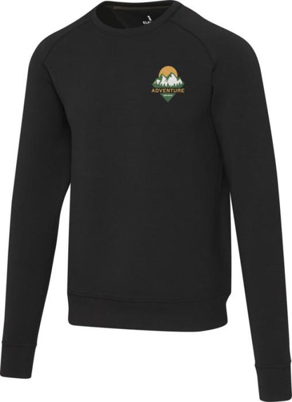 Elevate Yukon urheilullinen interlock-neulepusero pyöreällä pääntiellä, unisex. Esim. 5kpl. painatuksella.