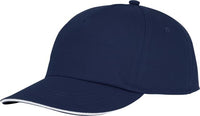Elevate Styx 5-paneeli-sandwich-lippis. esim. 25kpl. fullcolor DTF-painettuna.