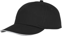 Elevate Styx 5-paneeli-sandwich-lippis. esim. 25kpl. fullcolor DTF-painettuna.