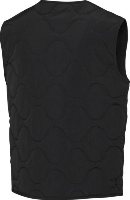 Elevate Quartz GRS-kierrätetty tikattu liivi, unisex - Musta esim. 5kpl. brodeerauksella