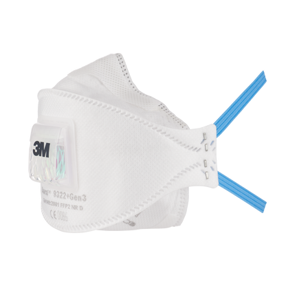 3M™ Aura™ -hiukkassuojain, FFP2, venttiilillinen, 9322+Gen3.