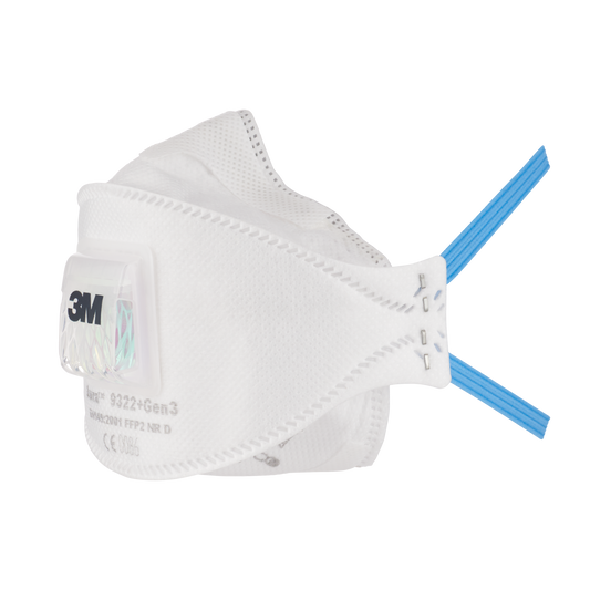 3M™ Aura™ -hiukkassuojain, FFP2, venttiilillinen, 9322+Gen3.
