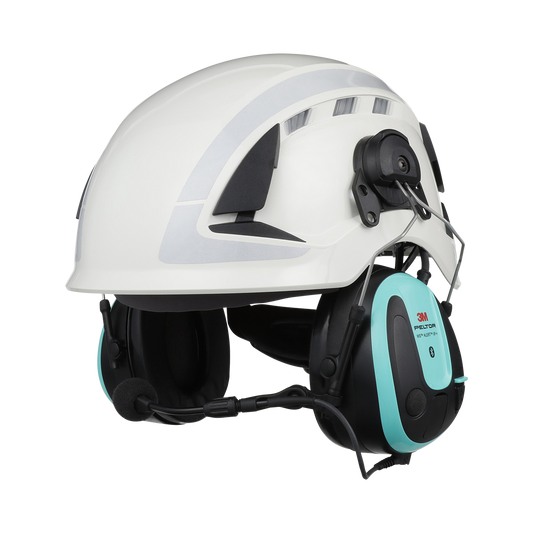 3M™ PELTOR™ WS™ ALERT™ XP+ FM-radiokuulonsuojain3M™ PELTOR™ WS™ ALERT™ XP+ FM-radiokuulonsuojain. Turkoosit kuulokkeet, Peltor laatua.