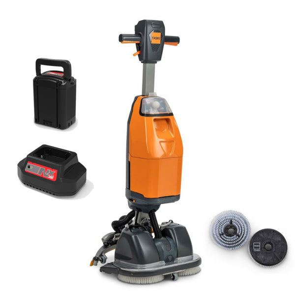 Taski Swingo 250µicro Yhdistelmäkone Peruspaketti (Sis. Akku, Laturi, Pesuharjat)