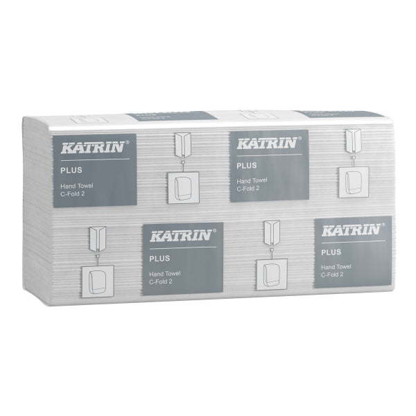 Katrin Plus Käsipyyhe C-taitto valkoinen, 2-krs.16 pkt/sk