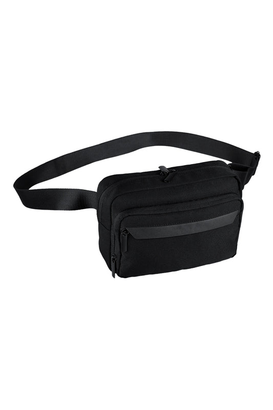 Quadra AIRSIDE Crossbody Bag – Unisex . Musta ja Valkoinen