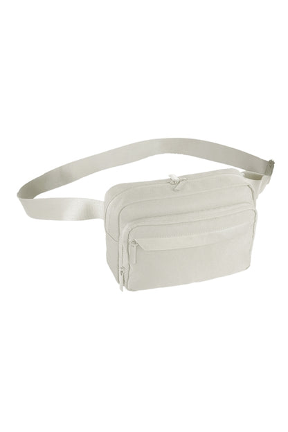 Quadra AIRSIDE Crossbody Bag – Unisex . Musta ja Valkoinen