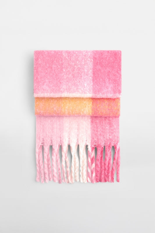 FLUFFY Huivi + LAHJAPAKKAUS (Yksivärisiä ja ruudullisia)