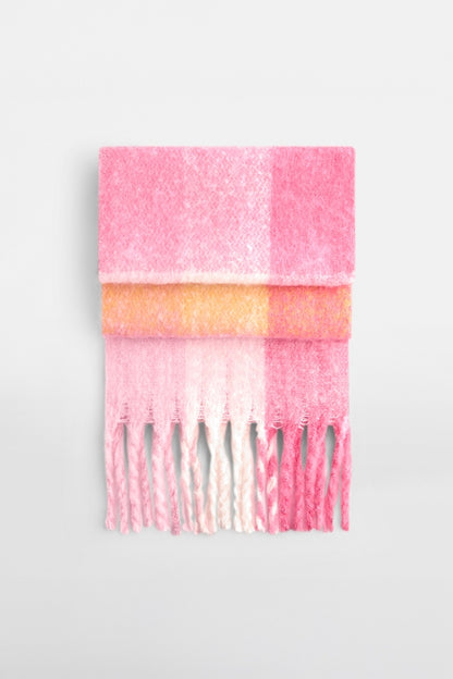 FLUFFY Huivi + LAHJAPAKKAUS (Yksivärisiä ja ruudullisia)
