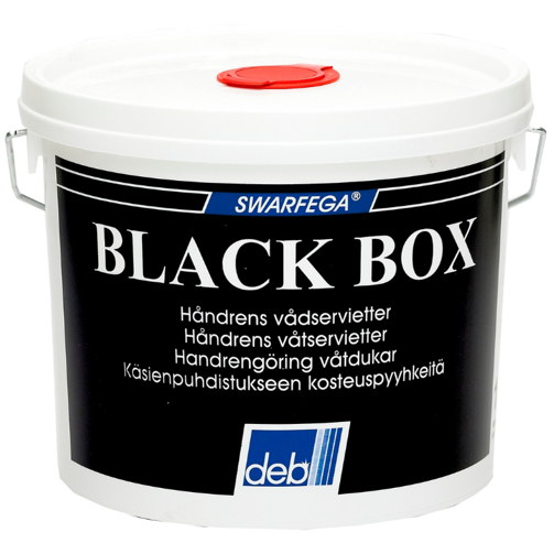 Black Box kertakäyttöiset kosteuspyyhkeet käsien puhdistukseen ovat erittäin tehokkaita ja helppokäyttöisiä.