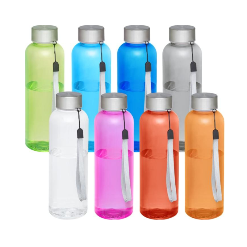 Bodhi 500 ml:n vesipullo, RPET - Läpinäkyvä, monta herkullista väriä.