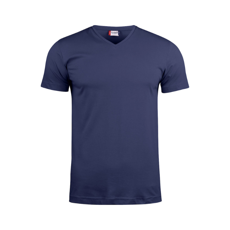 Clique Basic-T V-neck, Unisex. Useita värejä