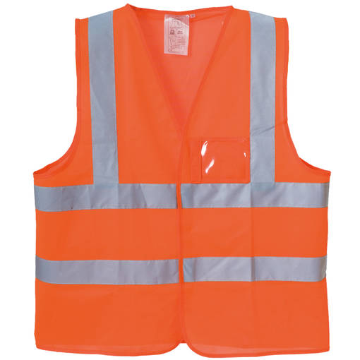 EN 20471 luokiteltu oranssi huomioliivi, luokka 2