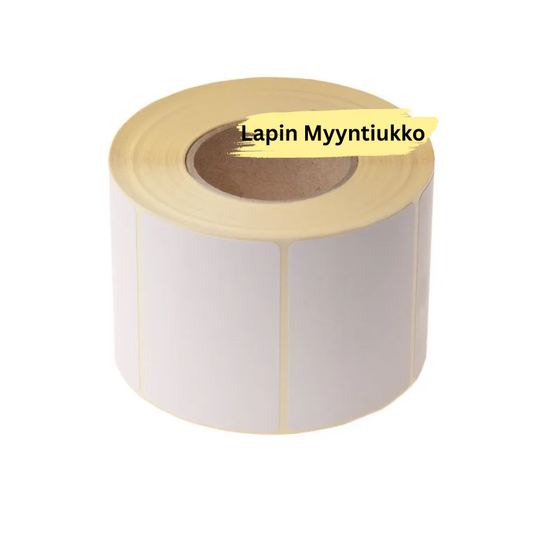 Valkoinen lämpöpaperitarra helposti irrotettavalla liimalla. Koko 40×28 mm, 1000 kpl/rulla. Sopii vaakoihin ja lämpötulostimiin.
