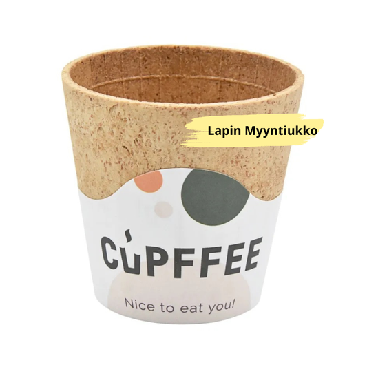 KAHVIKUPPI KEKSISTÄ, 220ML, HALK. 75MM, RUSKEA, LÄMPÖTILA. 85C, 40MIN, 12KPL/PKT. Herkullinen kuppi juoman tai jäätelön kaveriksi.