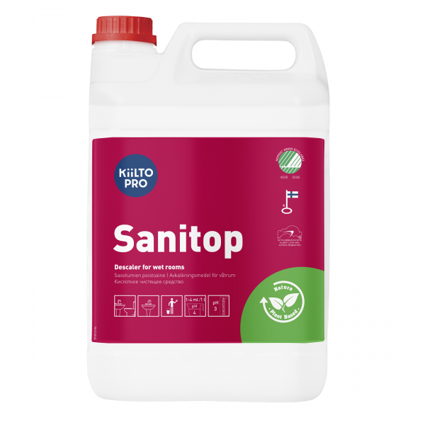 Kiilto Sanitop hapan puhdistusaine 5L