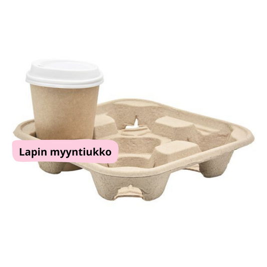Kuppipidike, paperimassa, 4 kupille