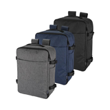 Todella hyvän näköiset käsimatkatavarareput. Meleeratut harmaa, sininenja musta.