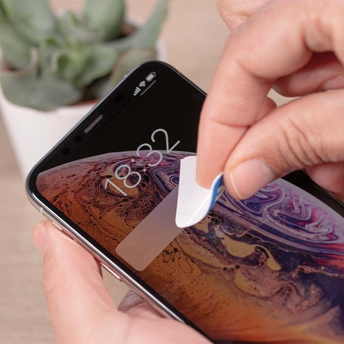 📱 Itsekiinnittyvä puhdistusliina - Mainoslahja joka jää käyttöön