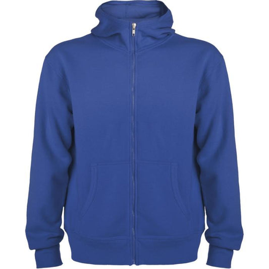 Roly Montblanc unisex-täysvetoketjuhuppari. Esim. 25kpl. isolla DTF täysväripainatuksella