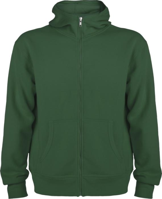 Roly Montblanc unisex-täysvetoketjuhuppari. Esim. 25kpl. isolla DTF täysväripainatuksella