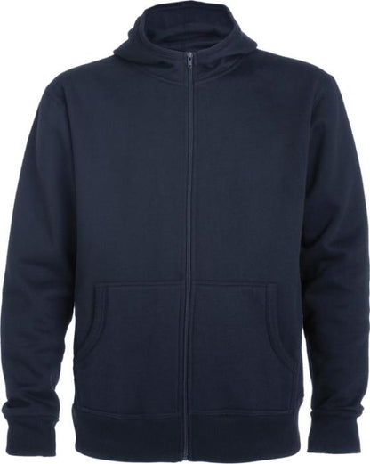 Roly Montblanc unisex-täysvetoketjuhuppari. Esim. 25kpl. isolla DTF täysväripainatuksella