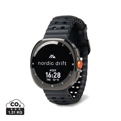 Nordic Drift Titan älykello, premium yrityslahja käyttöön