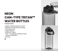 COLORISSIMO NEON CAN-TYPE TRITAN™ WATER BOTTLES, 1000 ML & 1500 ML. Esim. 20kpl.