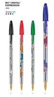 BIC® Cristal® Expression – Ikoninen kynä, nyt personoitavissa