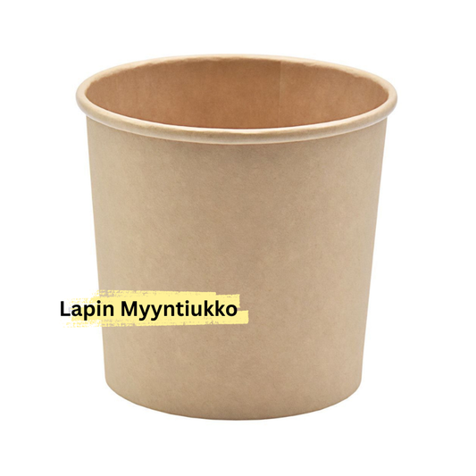 Keittokuppi ruskea 470 ml – kestävä ratkaisu take away -annoksiin 250kpl.