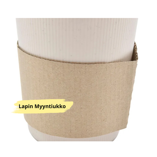 KAHVIKUPIN SUOJAKUORI, AALTOPAHVIA, HALKAISIJA 69,3 MM, KORKEUS 55 MM, RUSKEA, 250 ML KAHVIKUPILLE, Alk.250 KPL