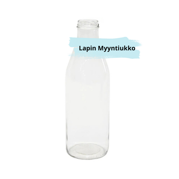 Elintarvikekelpoinen Lasipullo Latte Roma 1000ml