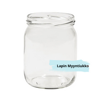 Lasipurkki 540ml ilman kantta elintarvikesäilöntään alk. 50 kpl.