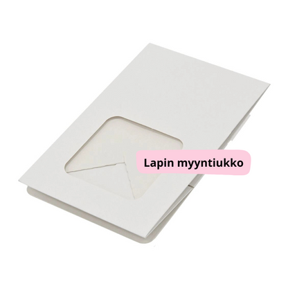 Valkoinen kartonkinen kakkurasia 13 x 13 x 7 cm 20 kpl.