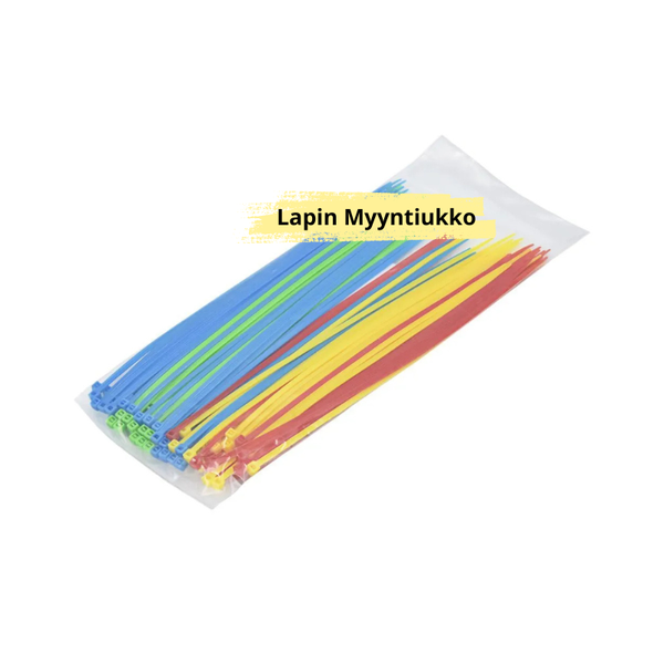 Värikkäät nippusiteet 2,5x200mm