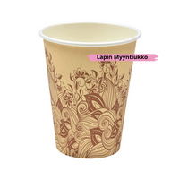 Kertakäyttökahvikuppi 350ml "Kukat"