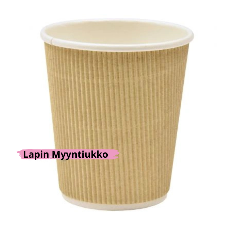 Paperinen kahvikuppi 250ml – Yrityksille nopea toimitus