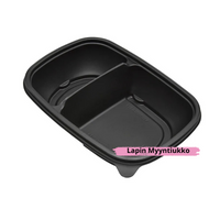 Kestävä PP-Ruokarasia 650+250ml - Konepestävä 2-Osainen Säilytysrasia