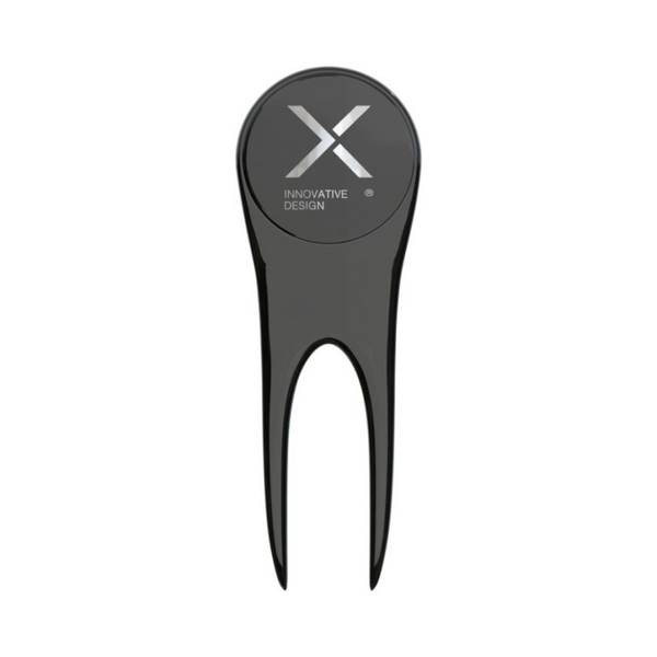 Tyylikäs SCX.design T01 griinihaarukka. Esim. 25kpl. laserkaiverruksella.