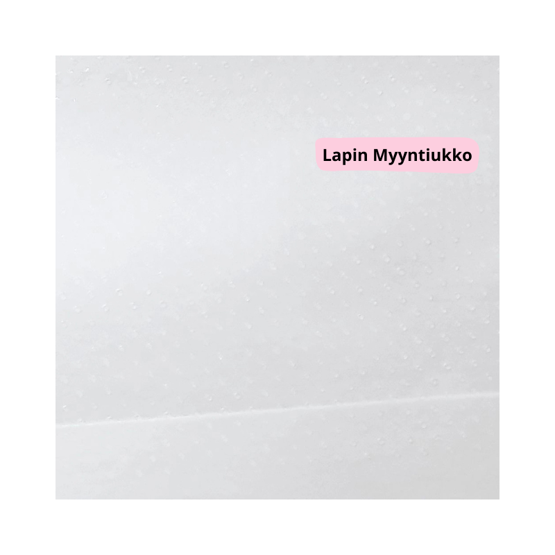 Paperipussi valkoinen laminoitu, ikkuna 16 + 7,5 x 28 cm 100kpl.