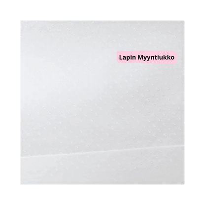Paperipussi valkoinen laminoitu, ikkuna 16 + 7,5 x 28 cm 100kpl.