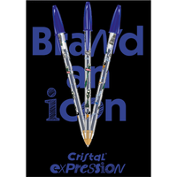 BIC® Cristal® Expression – Ikoninen kynä, nyt personoitavissa