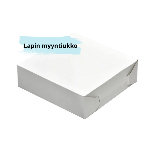 Leivosrasian kansi 32x32x10 cm – elintarvikekelpoinen, tukeva kartonki (25 kpl)