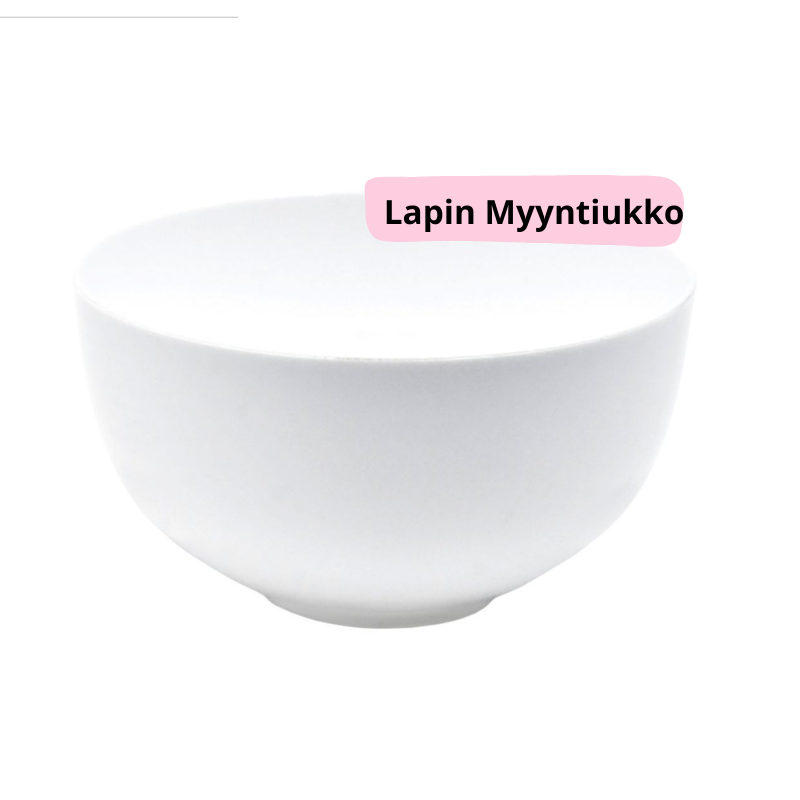 Kulho, PS, 150 ml, valkoinen tai musta – uudelleenkäytettävä ja konepesun kestävä