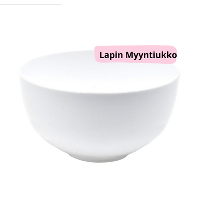 Kulho, PS, 150 ml, valkoinen tai musta – uudelleenkäytettävä ja konepesun kestävä