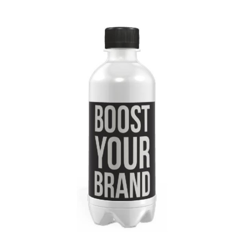 Brändätty Vesi 330 ml ja 500 ml – profiloitu, luonnollinen ja 100 % kierrätettävä.