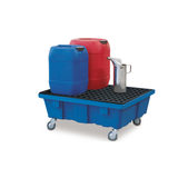 Pienastia-allas classic-line polyeteeniä (PE), pyörät ja PE-ritilä, 69 litraa